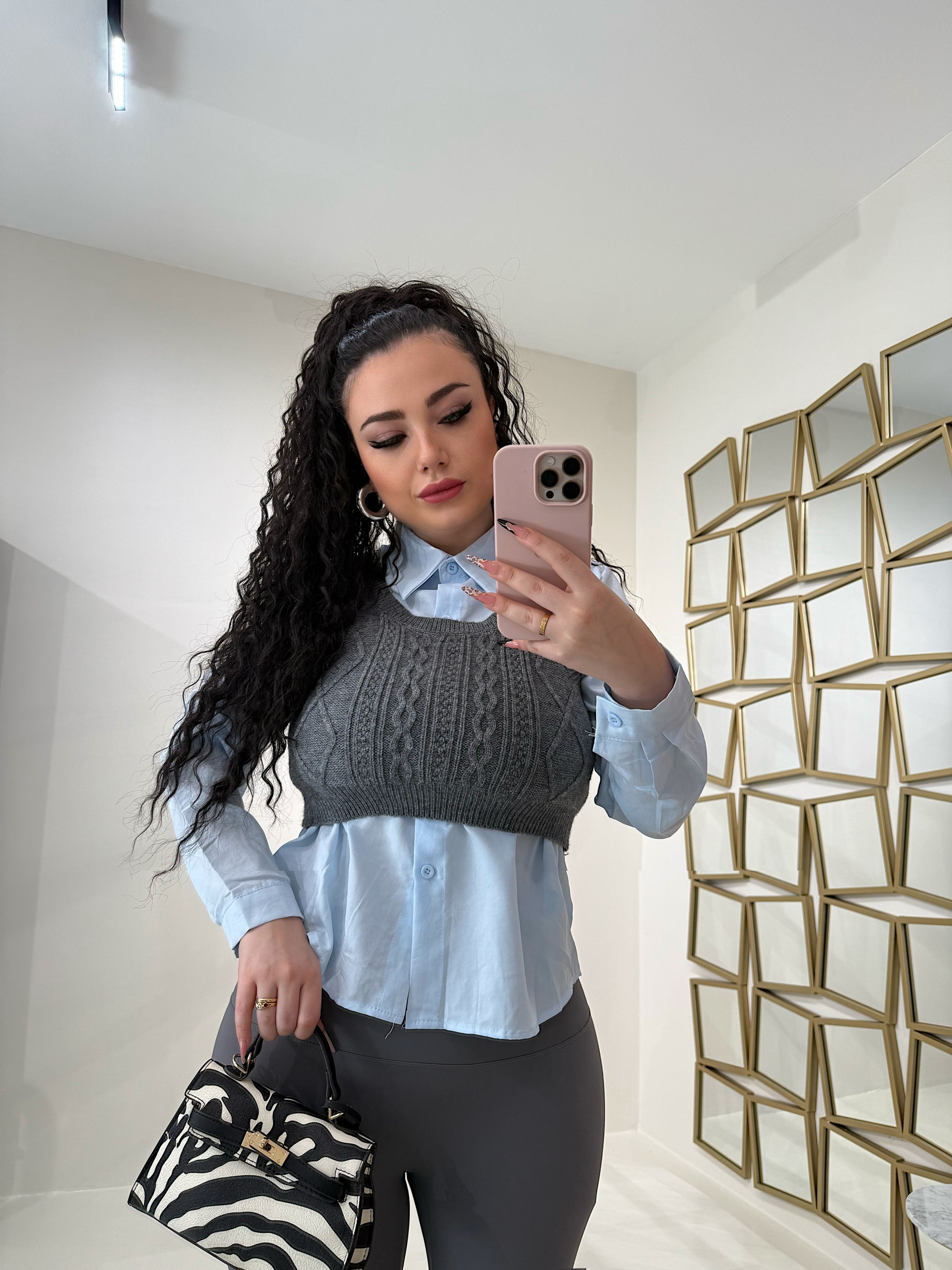 Camicetta con gilet - R.a. Boutique