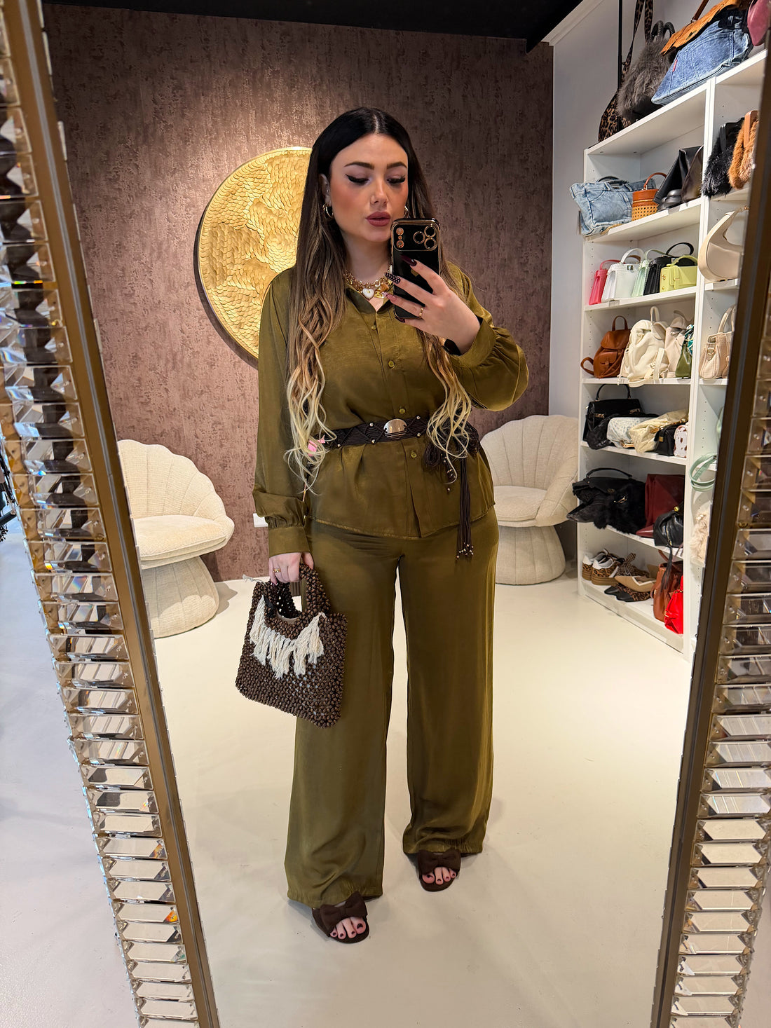 Completo camicia pantalone soft