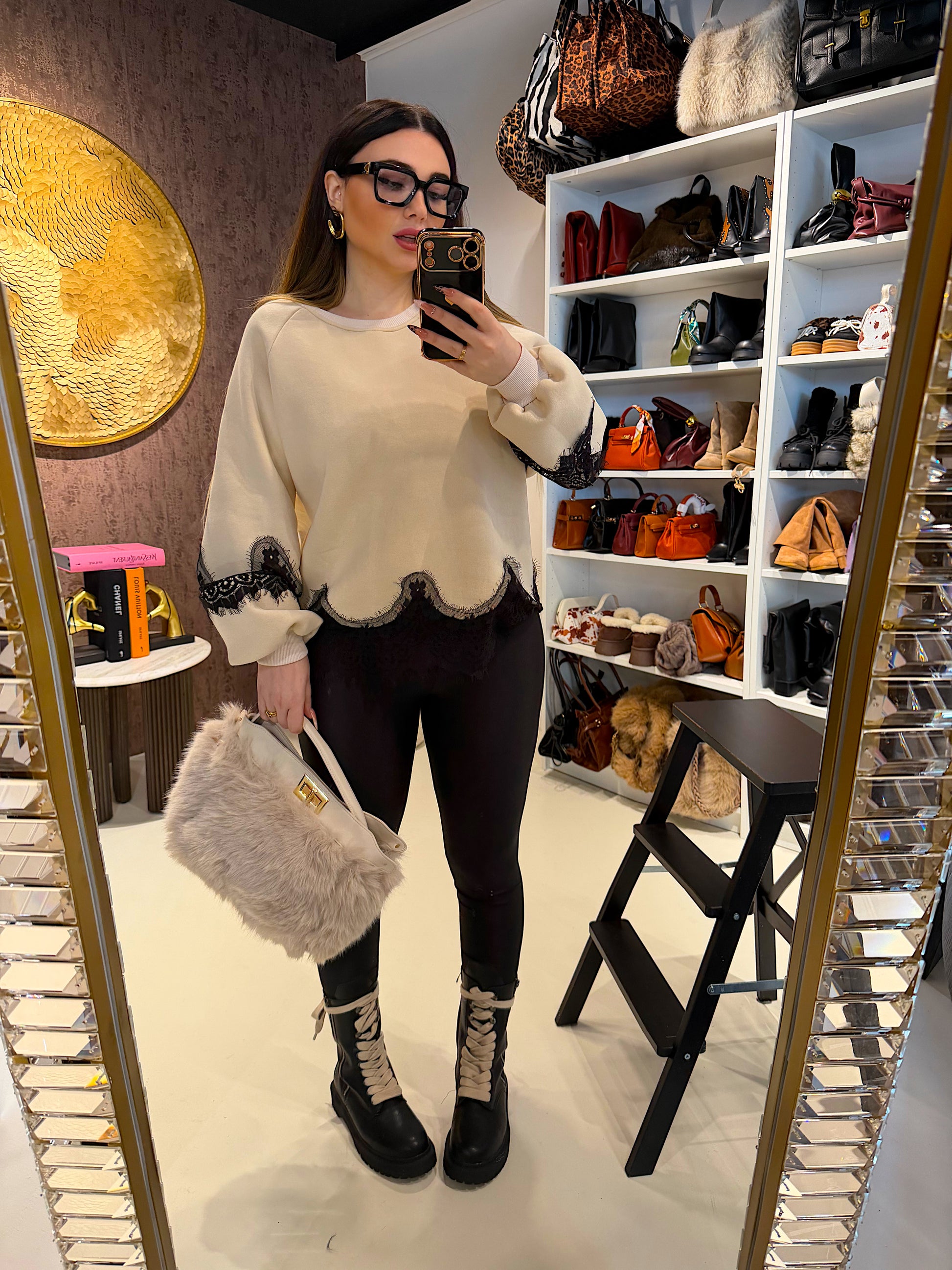 Felpa Lace Dream - R.a. Boutique