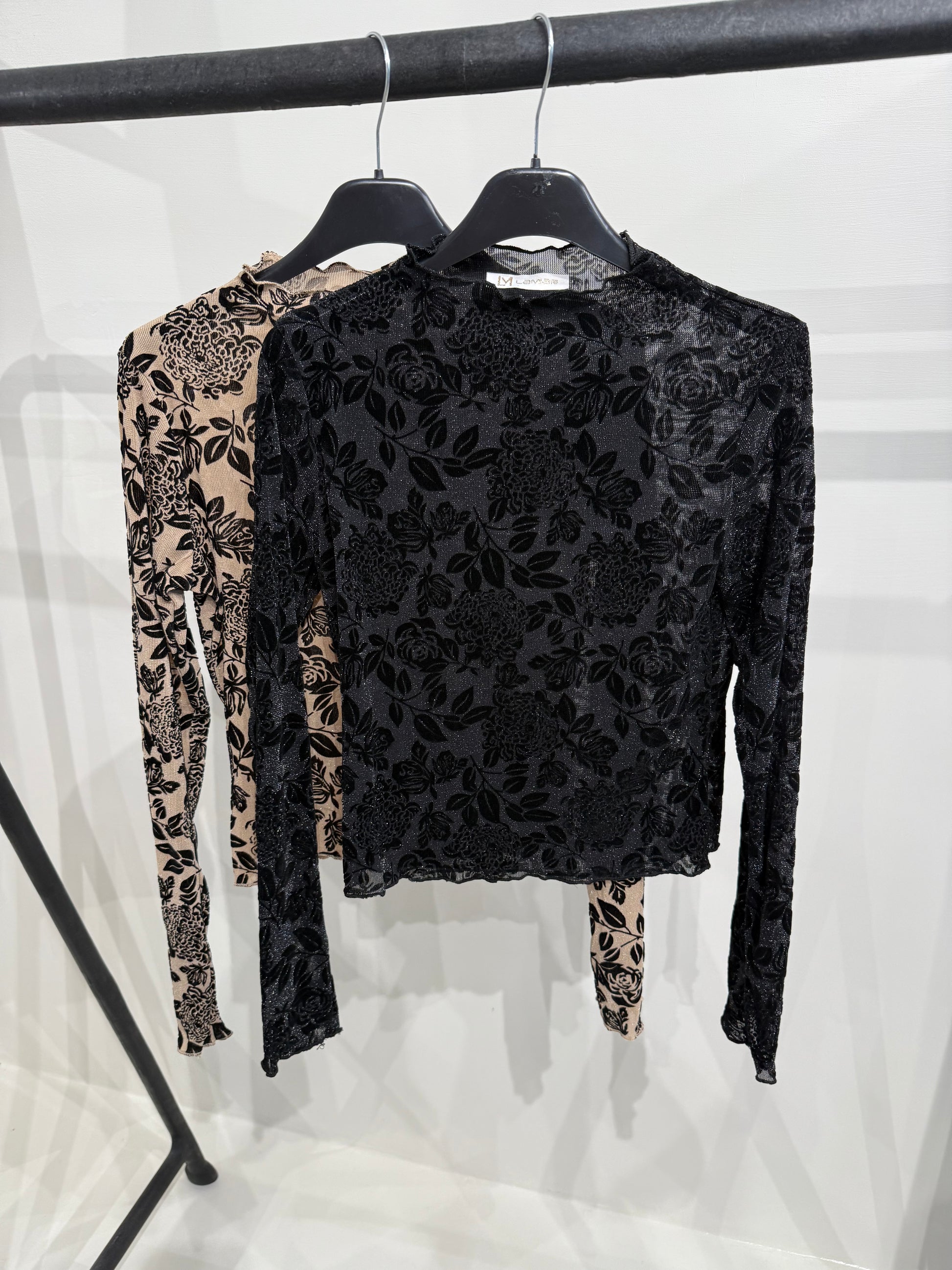 Maglia con ricamo fiori - R.a. Boutique