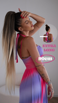 Coda extra long 90cm liscia con Coulisse vari colori - R.a. Boutique 