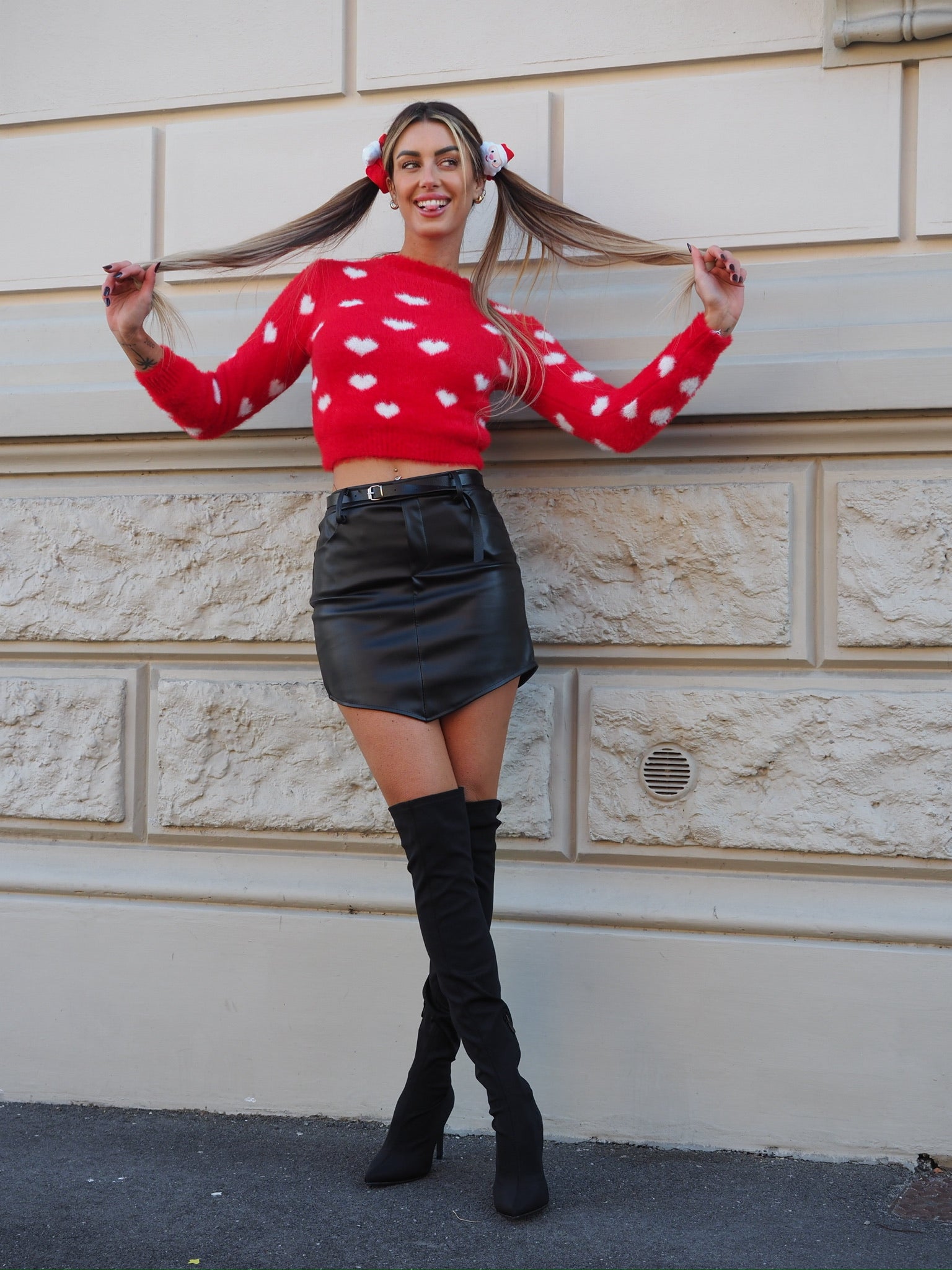 Maglioncino morbidissimo con cuori - R.a. Boutique 