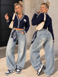 Jeans con tasca a cuore ballon - R.a. Boutique