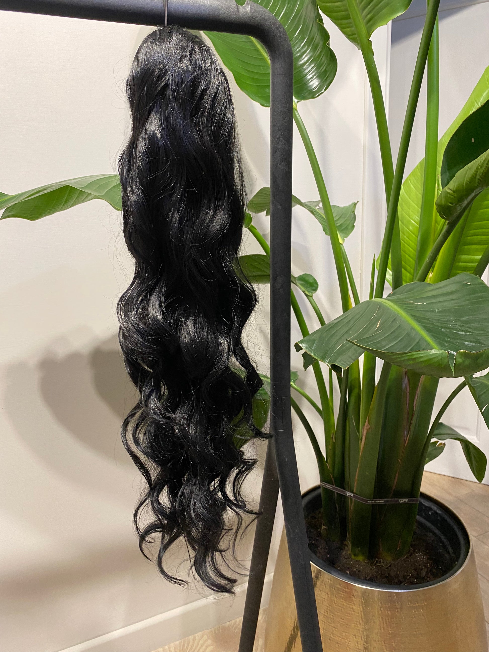 Coda mossa con Coulisse nera MQ - R.a. Boutique 