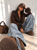 Jeans Denim Lace Icon - R.a. Boutique