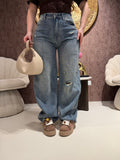 Jeans con Strappi e elastico - R.a. Boutique