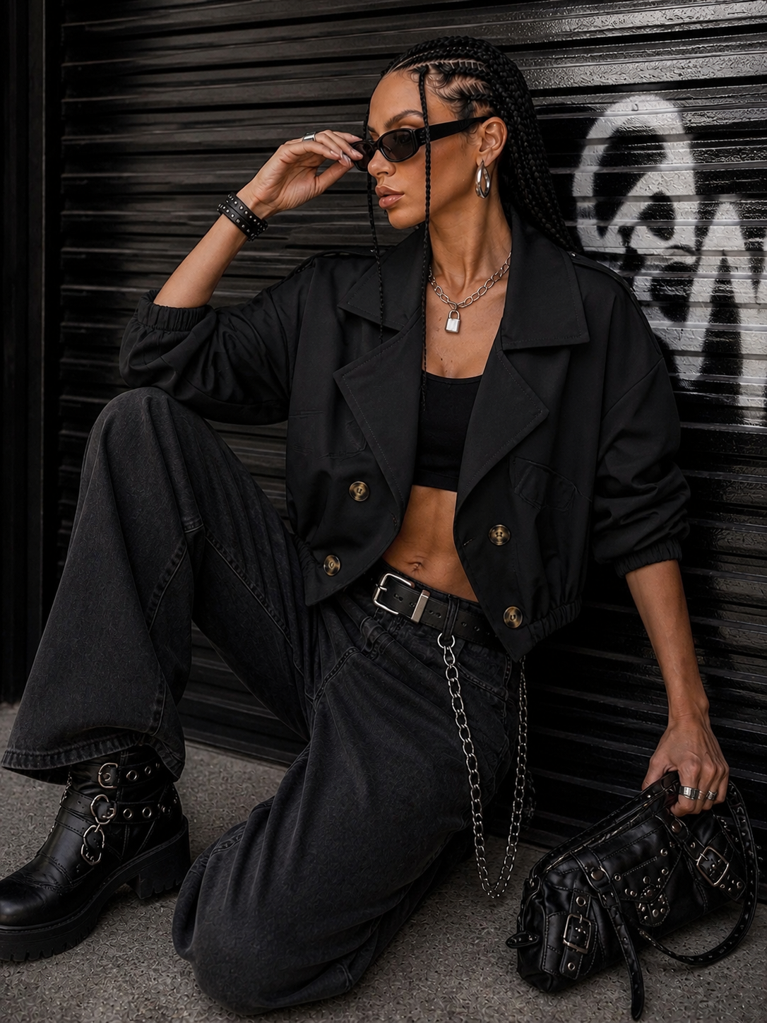 Trench con elastico - R.a. Boutique
