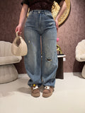 Jeans con Strappi e elastico - R.a. Boutique