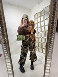 Completo pantalone e top camouflage - R.a. Boutique