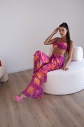 Completo top e pantalone arancio Fuxia - R.a. Boutique 