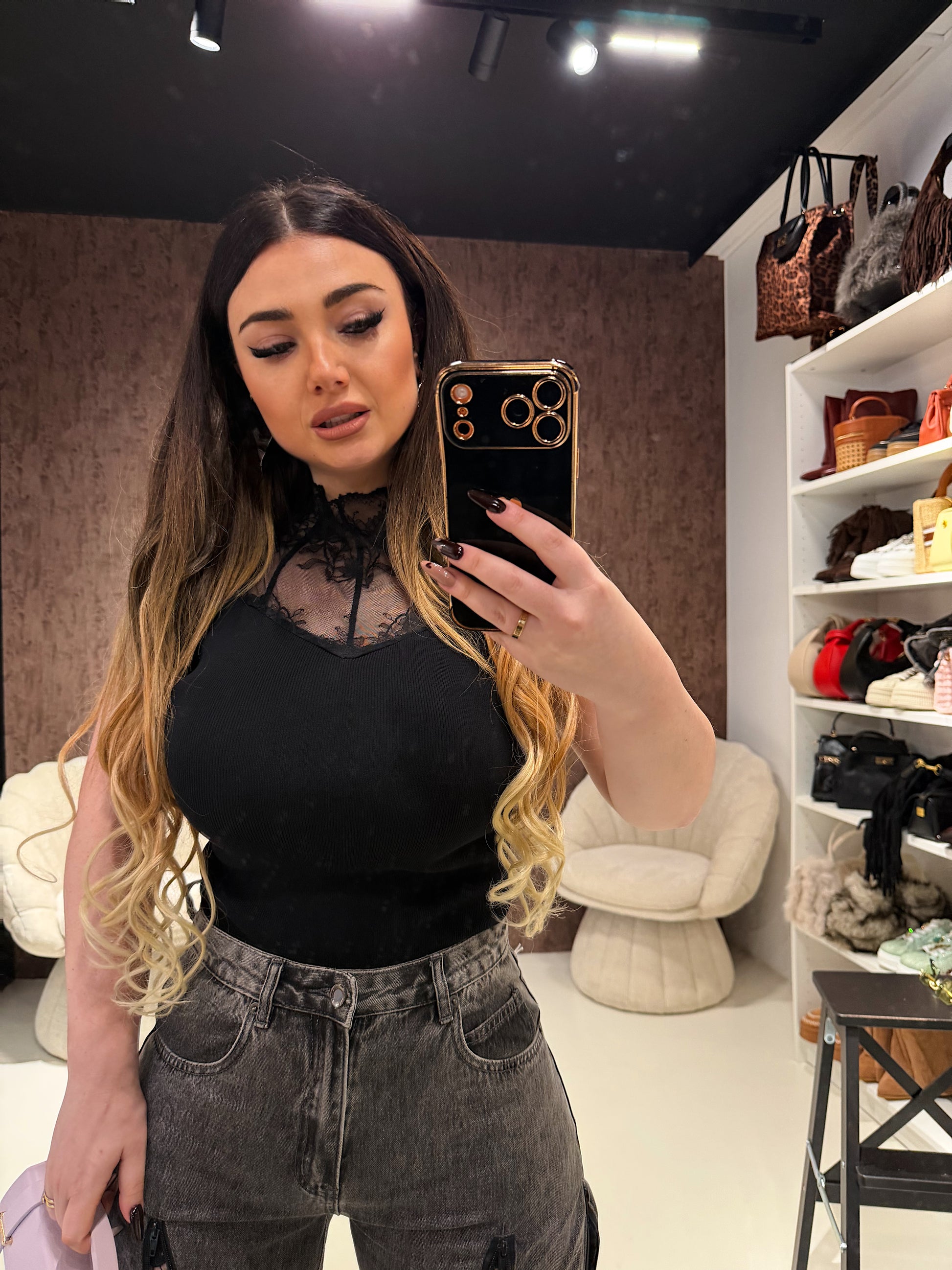 Top Elegance pizzo - R.a. Boutique