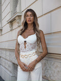 Body bianco in pizzo - R.a. Boutique 