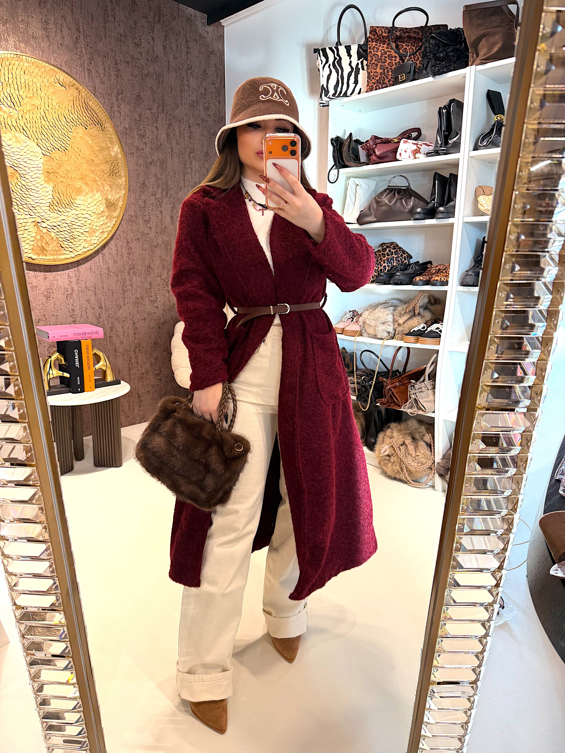 Cappotto con cinturina 2 colori - R.a. Boutique