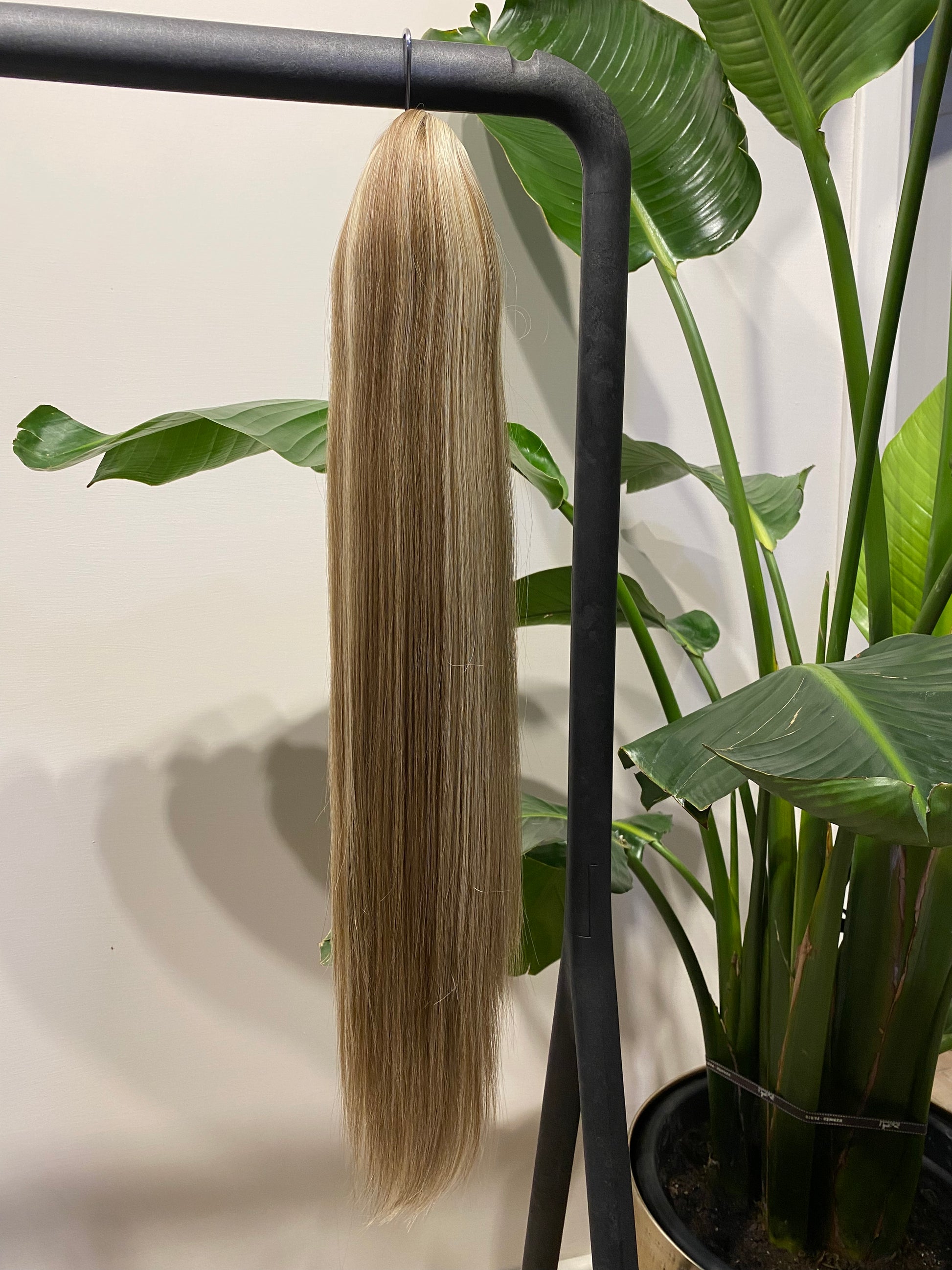 Coda liscia con Coulisse Biondo con Meches MQ - R.a. Boutique 