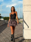 Top in raso nero - R.a. Boutique 
