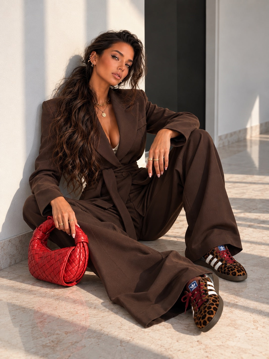 Completo Elegance Marrone - R.a. Boutique