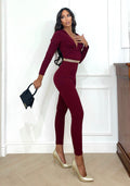 Tuta intera bordeaux - R.a. Boutique 