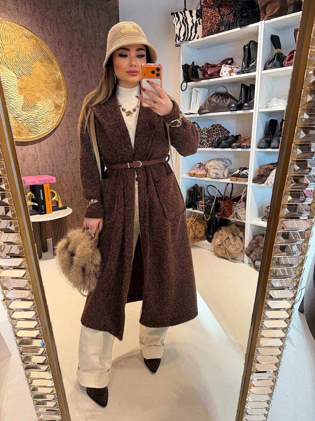 Cappotto con cinturina 2 colori - R.a. Boutique