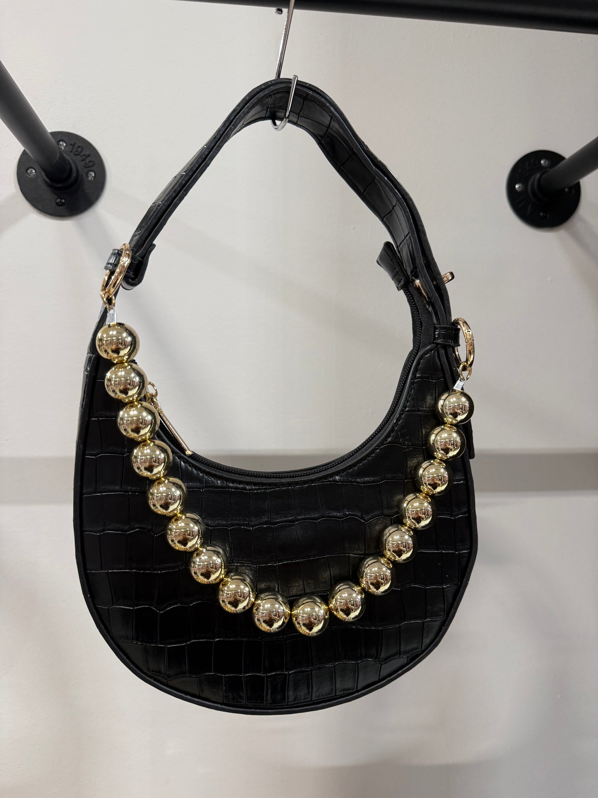 Borsa a mano con catena oro - R.a. Boutique