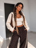 Pantalone Animalier Side Stripes - R.a. Boutique