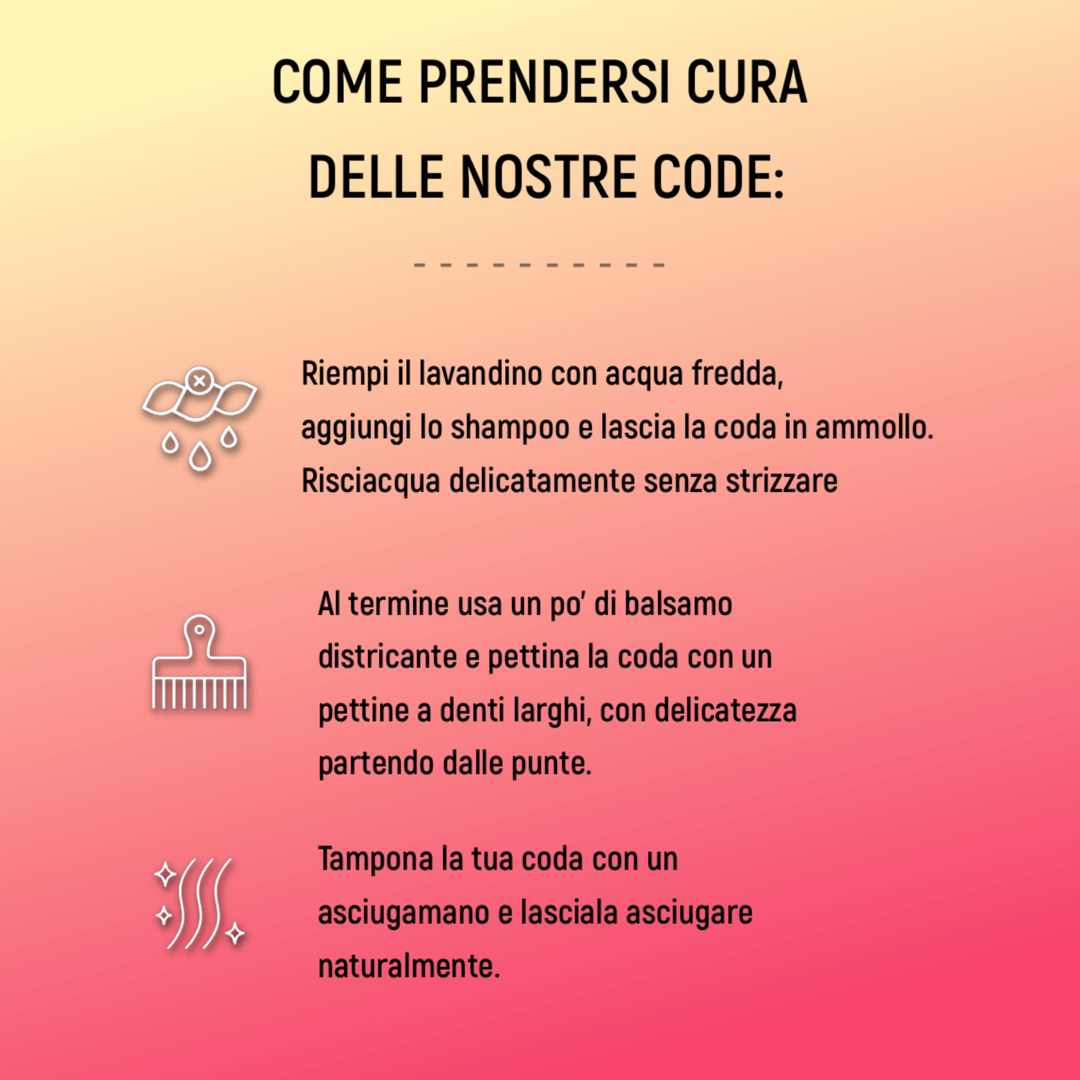Coda effetto bagnato riccio con Laccio Nero - R.a. Boutique 