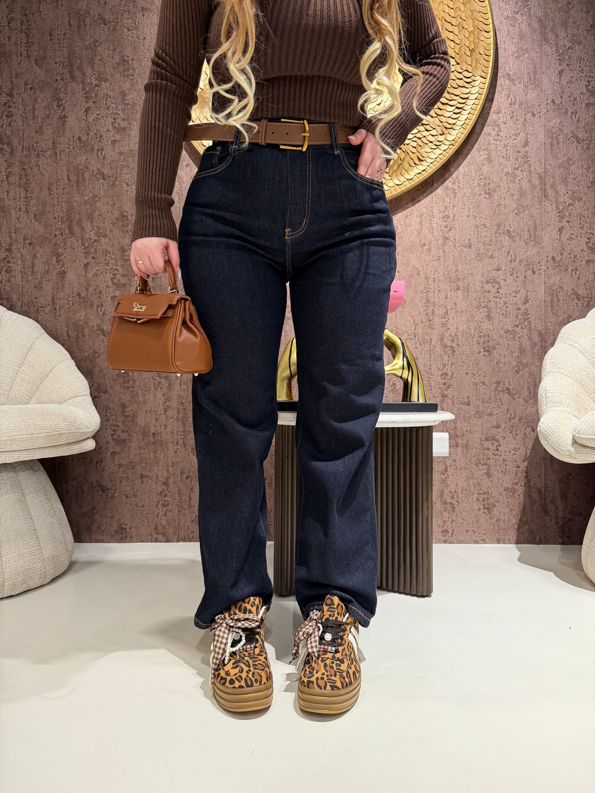Jeans con cintura - R.a. Boutique