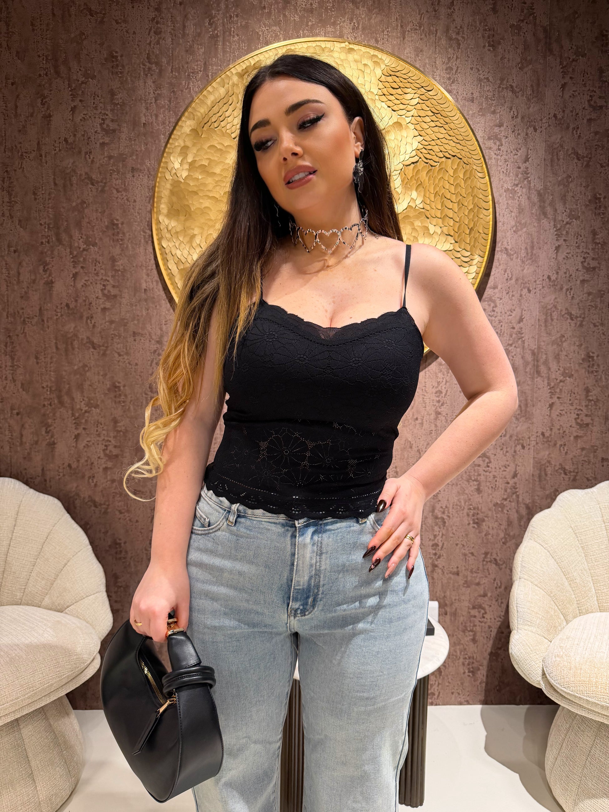 Top Lace Dream con Spalline Regolabili - R.a. Boutique