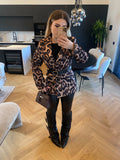 Cappotto animalier con cintura - R.a. Boutique 