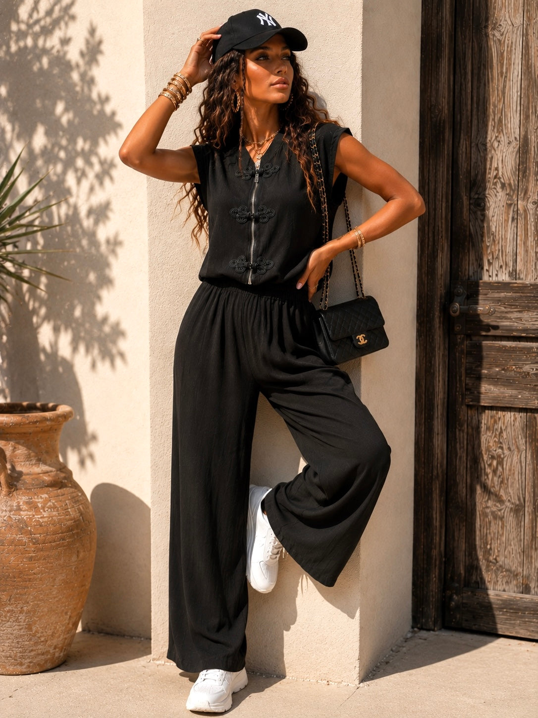 Completo Asian con Pantalone Elasticizzato - R.a. Boutique