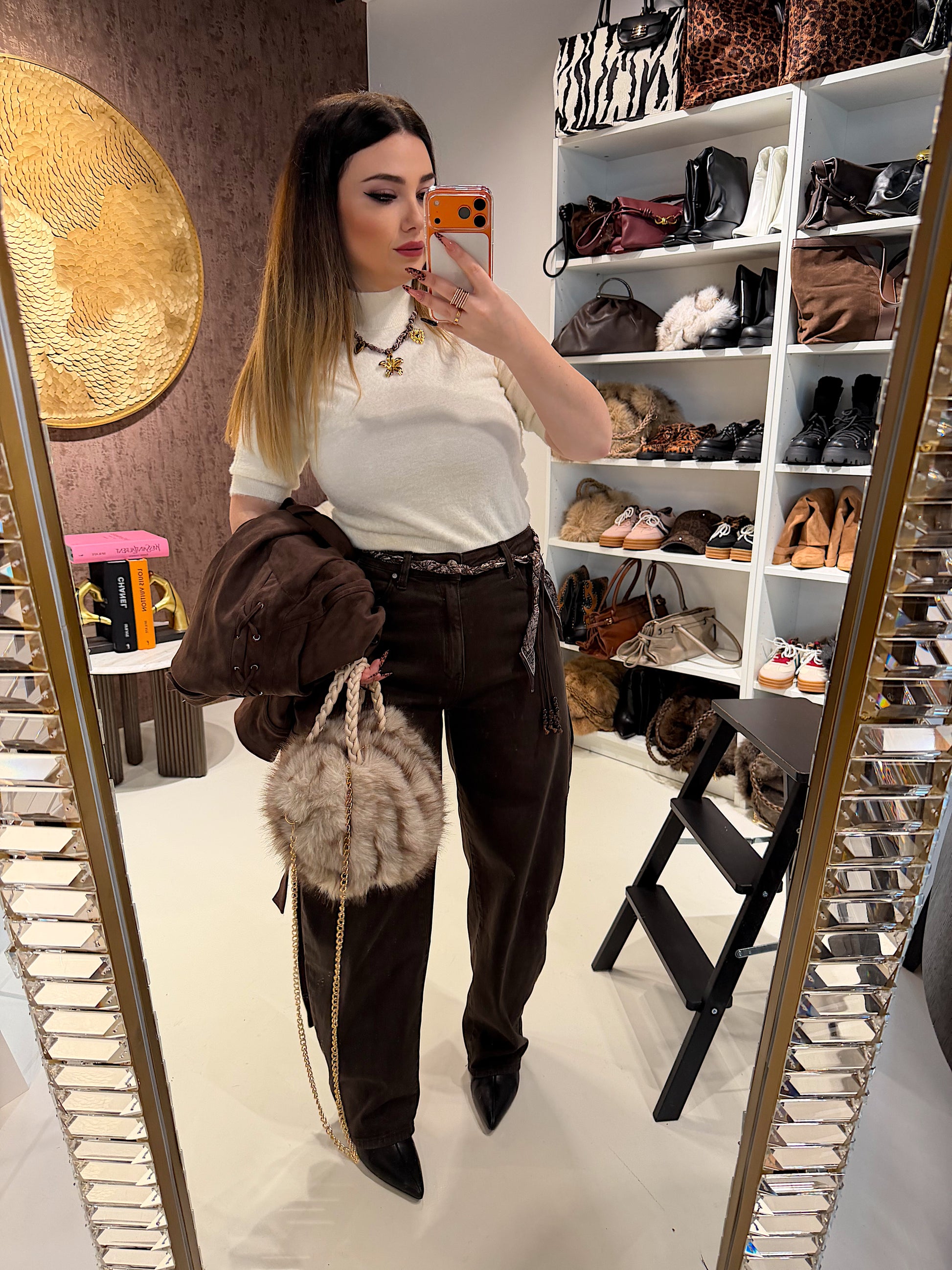 Maglioncino a collo alto - R.a. Boutique