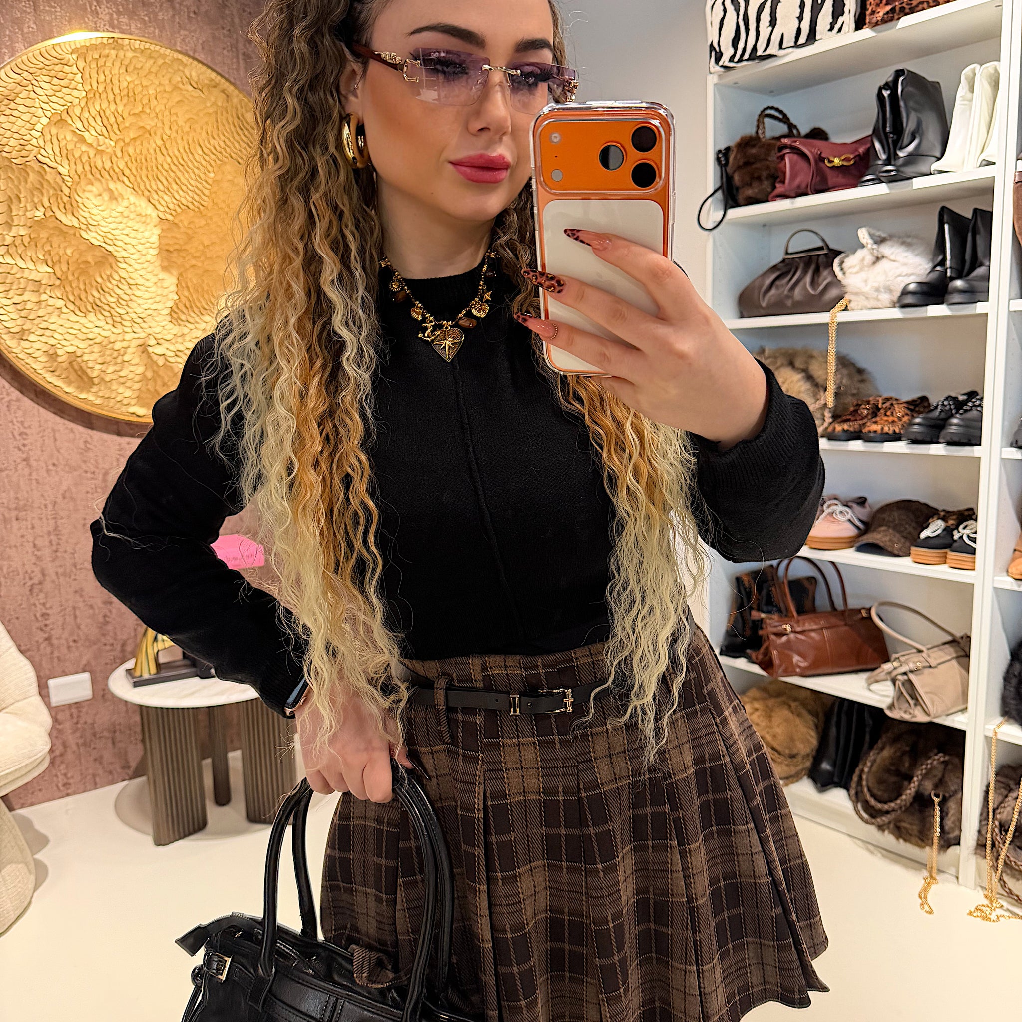 Gonna Scozzese Winter Belt - R.a. Boutique