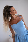 Coda #t2/27/613 Riccio afro con coulisse bionda degradè - R.a. Boutique 