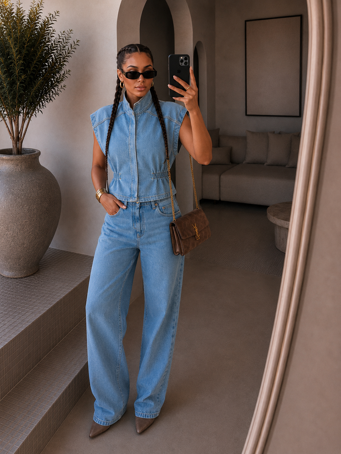 Completo Denim Urban Chic - R.a. Boutique