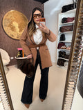 Cappotto Corto con Cintura in Vita e Dettagli - R.a. Boutique