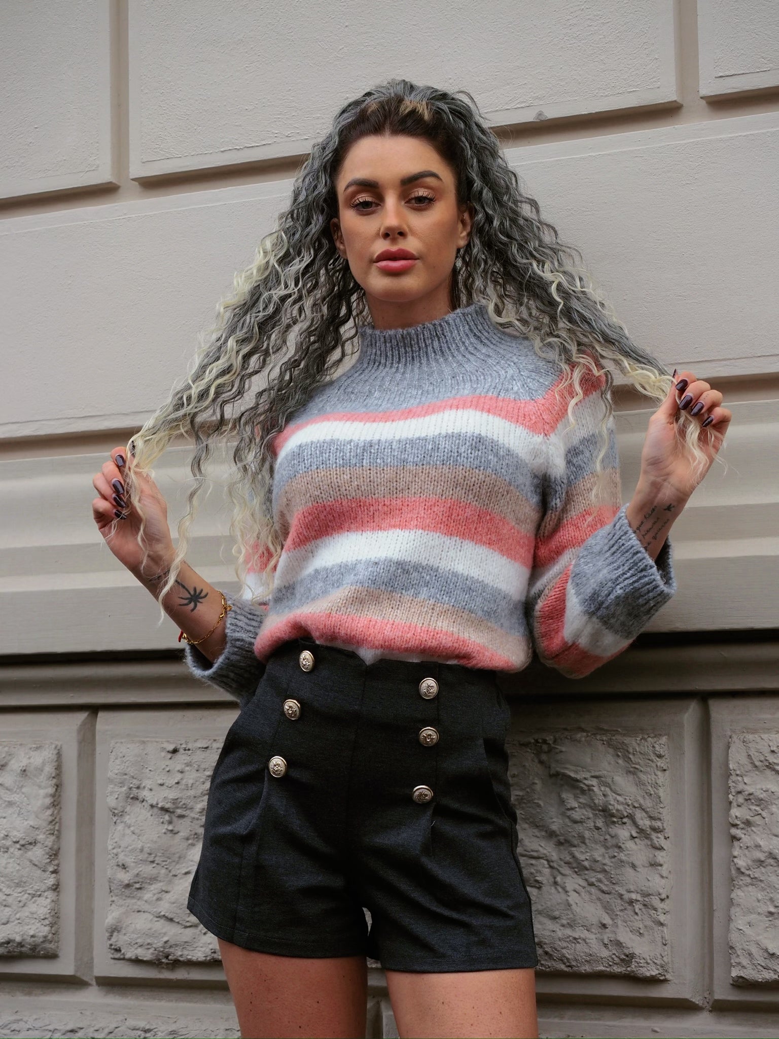 Maglione a righe - R.a. Boutique 