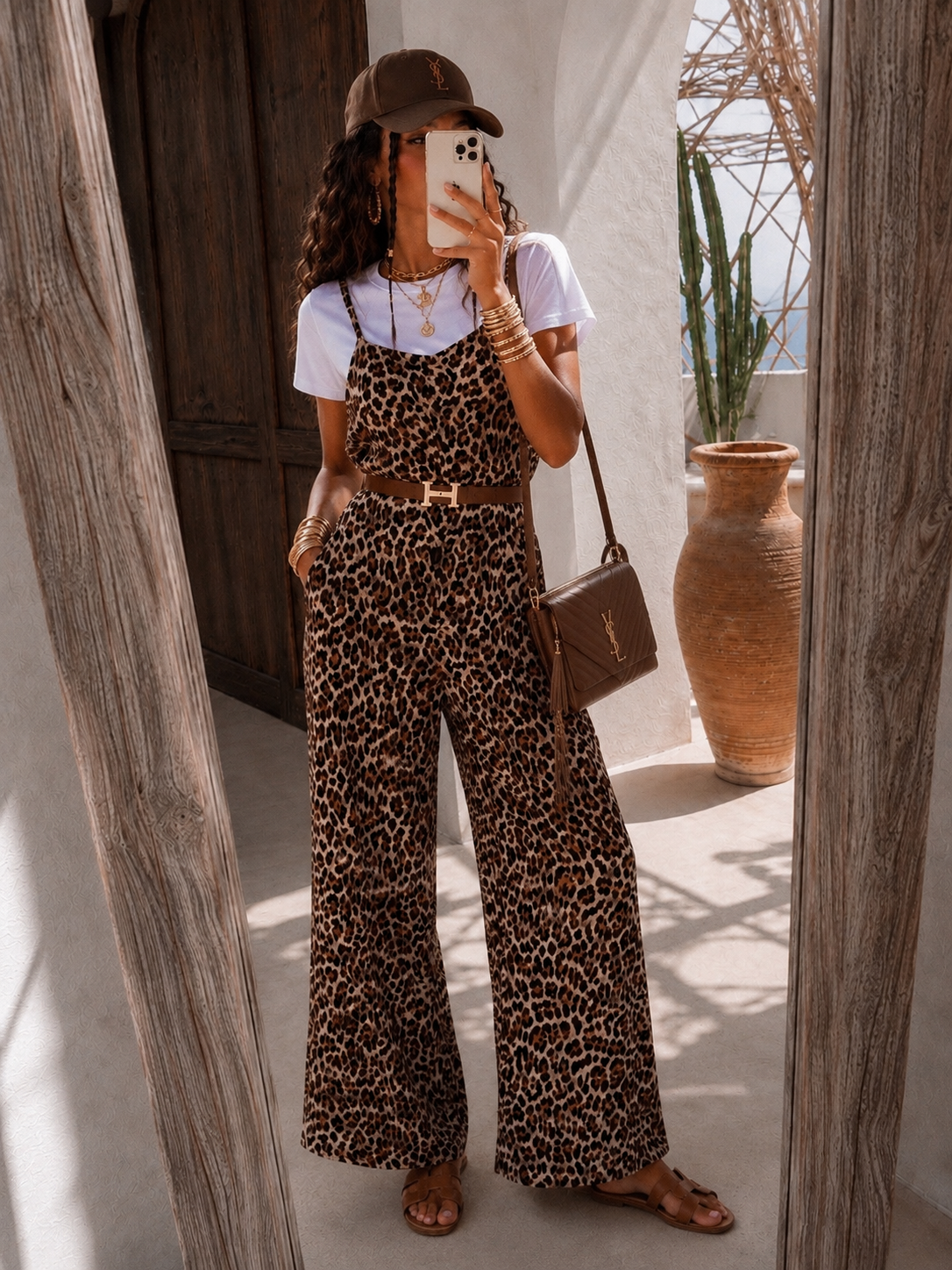 Salopette Animalier 2 Pezzi - R.a. Boutique