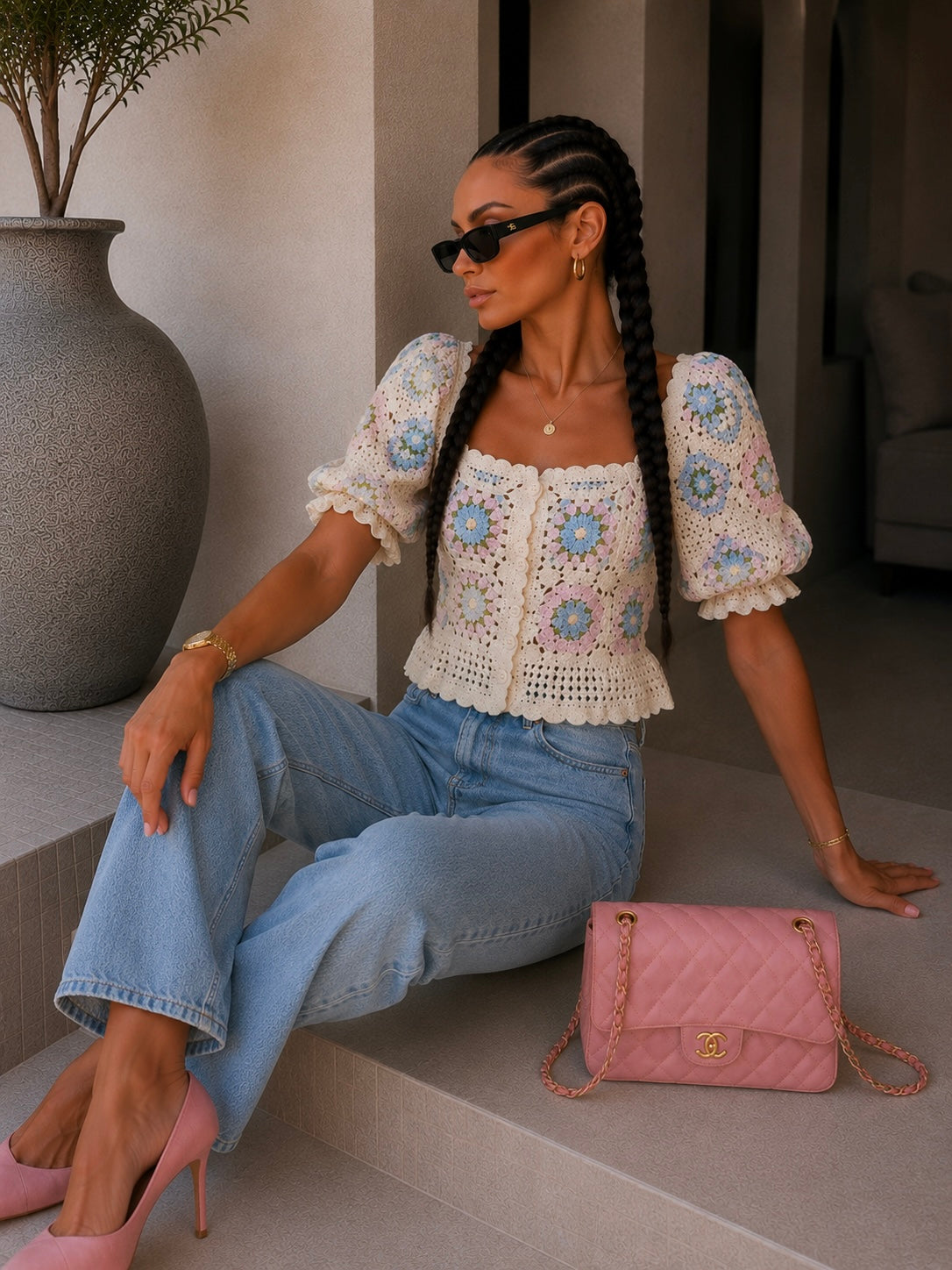 Top Capri Crochet - R.a. Boutique