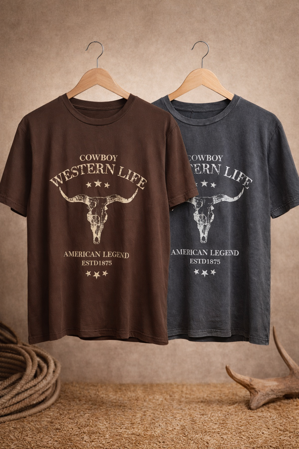 T-shirt Western Life Vintage - R.a. Boutique