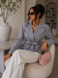 Giacca basic incrocio e fiocco - R.a. Boutique