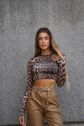Top crop maculato - R.a. Boutique 