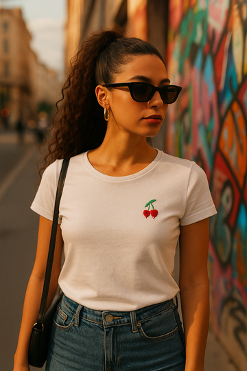 T-shirt con ciliegie - R.a. Boutique