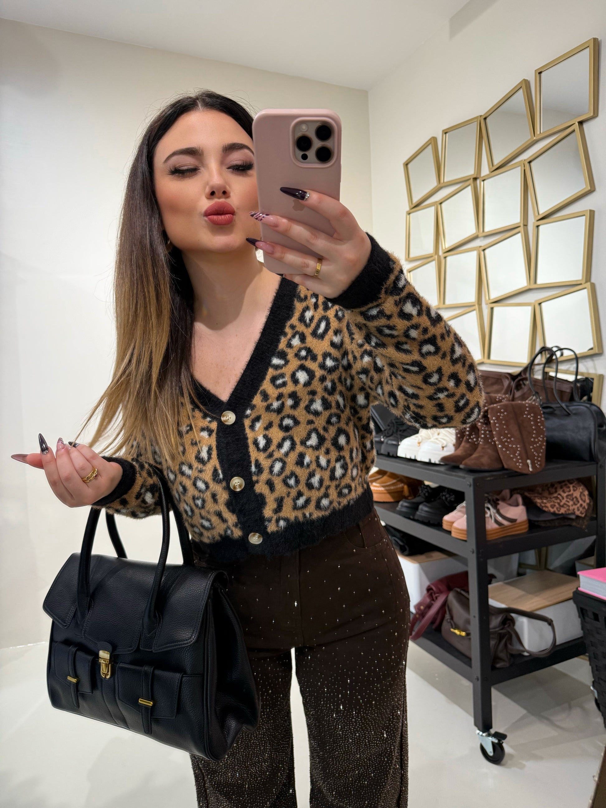 Cardigan maculato - R.a. Boutique