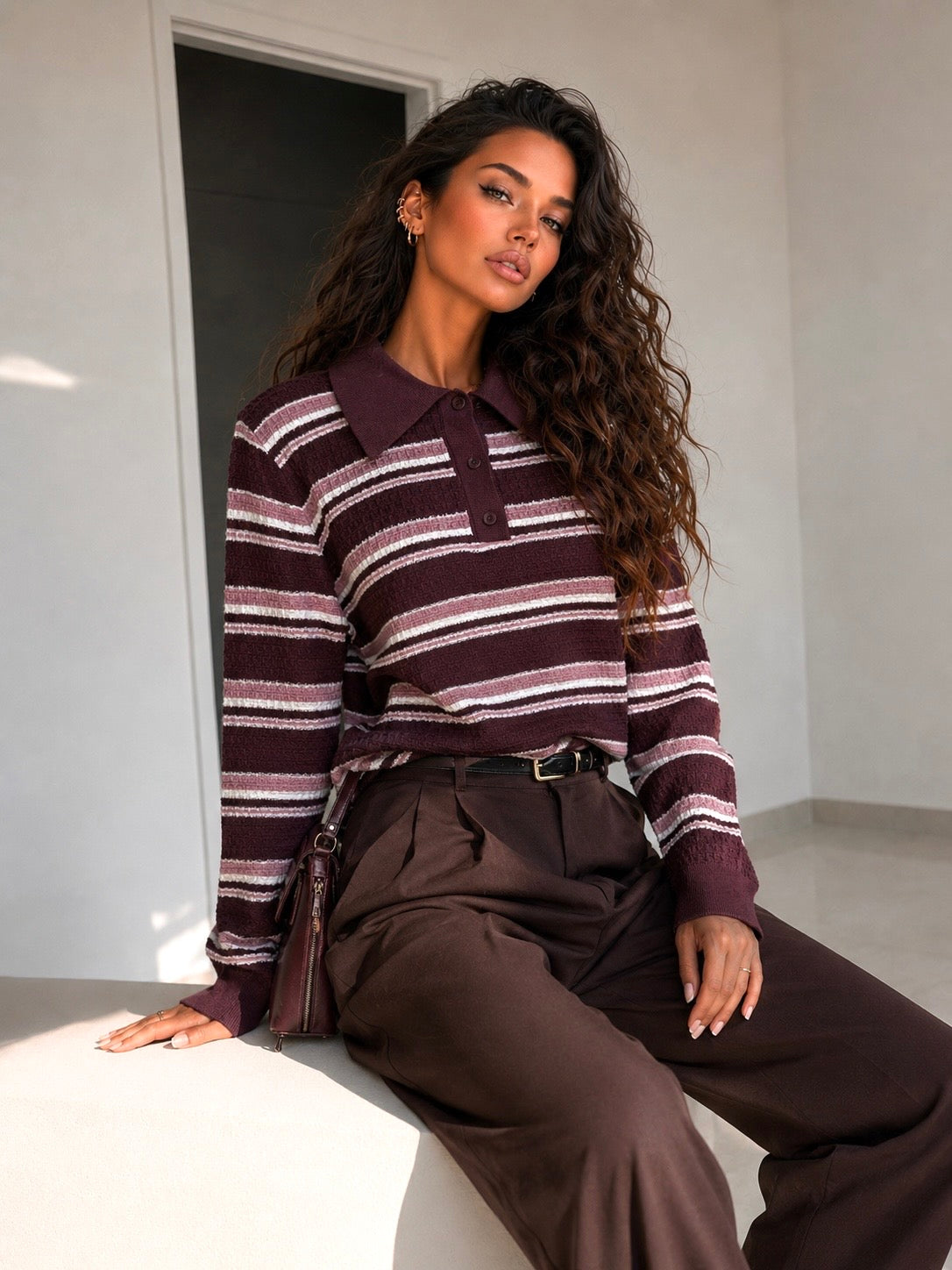 Polo Knit College Stripes - R.a. Boutique