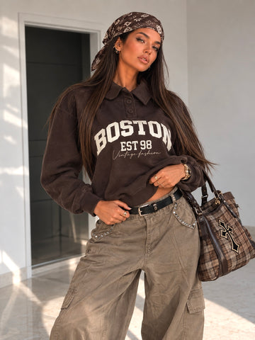 Felpa Boston Vintage Polo
