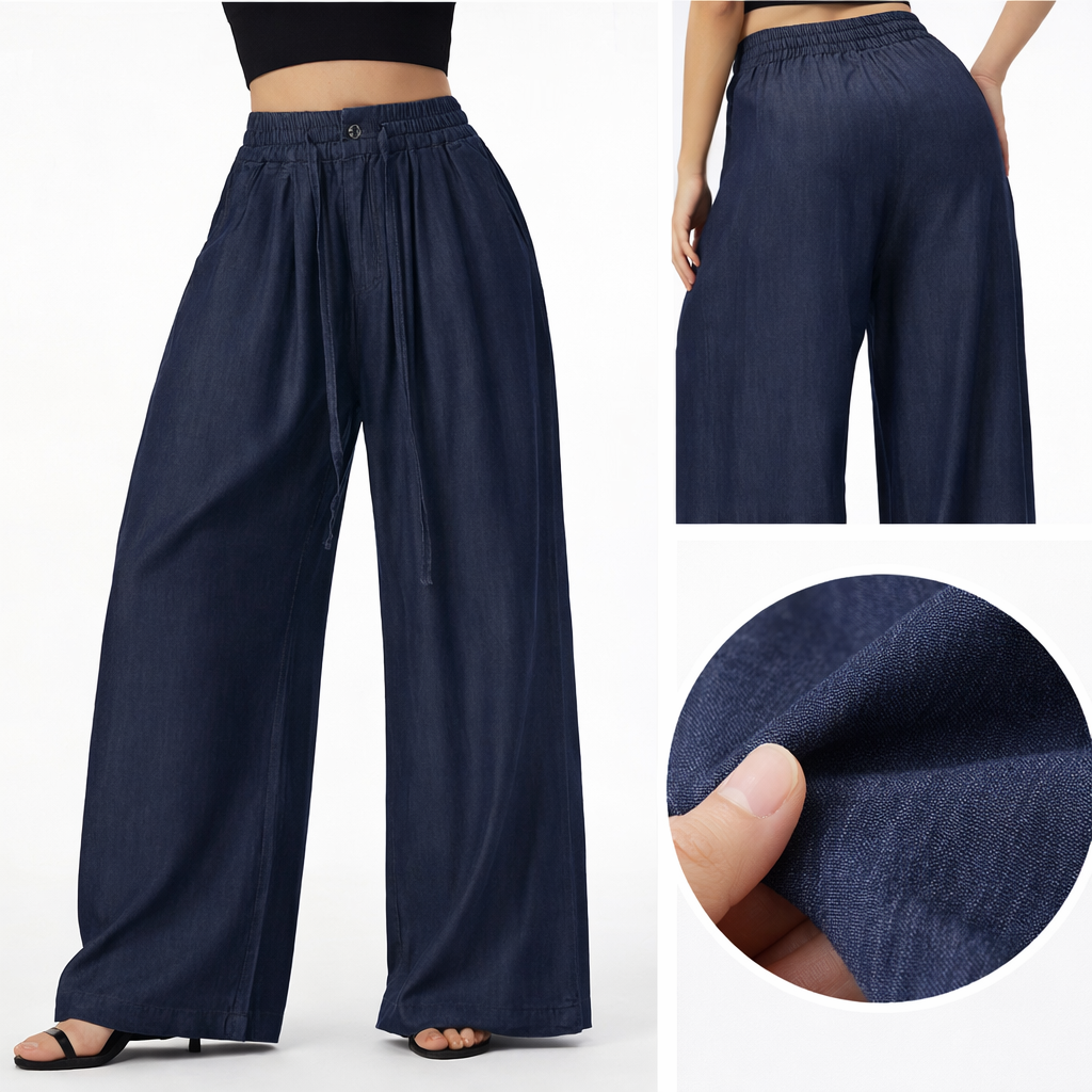 Pantalone comfy effetto jeans - R.a. Boutique