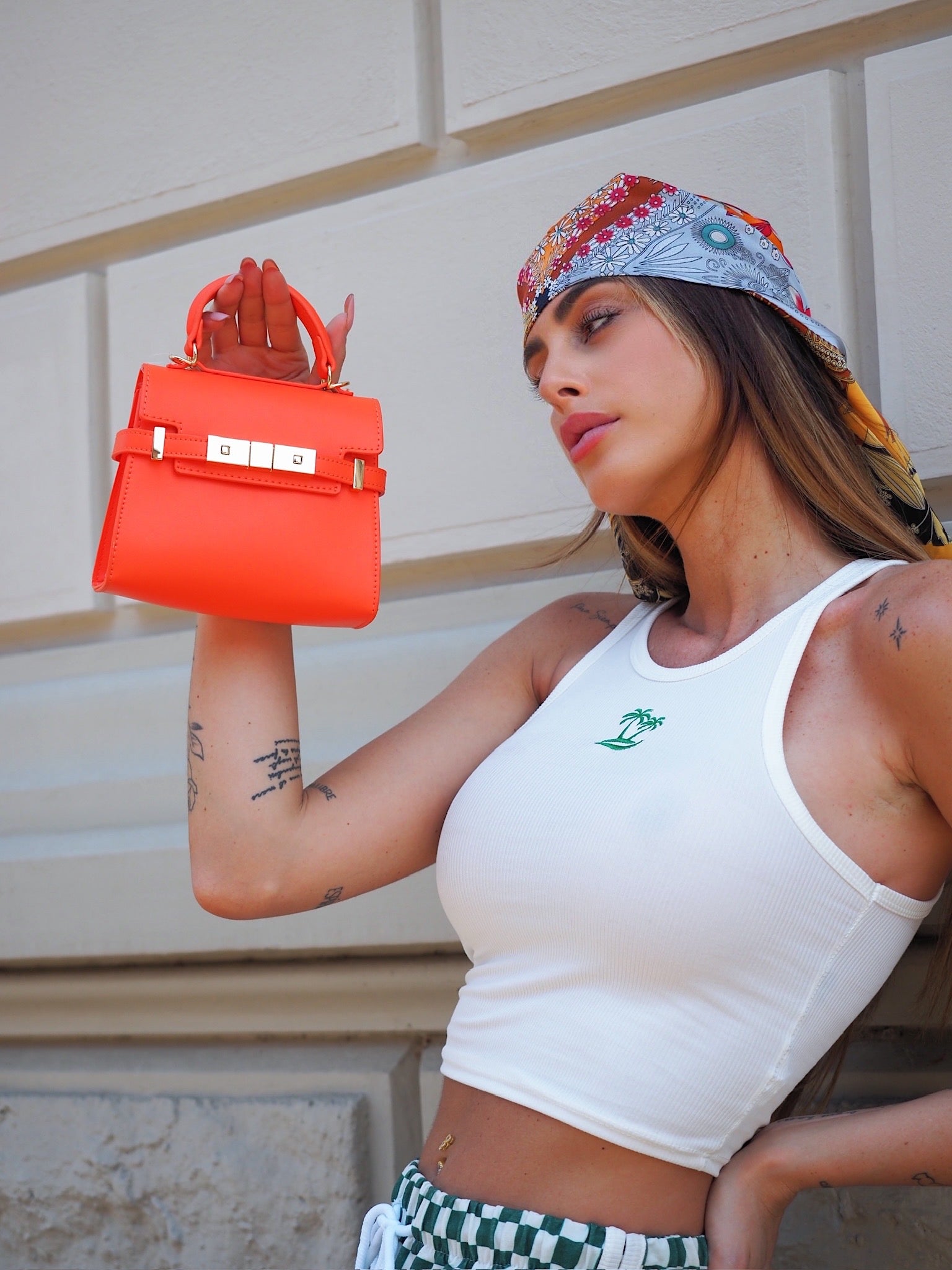 Borsa orange - R.a. Boutique 