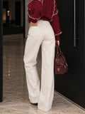 Jeans con brillantini e pizzo bianco - R.a. Boutique