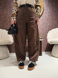 Pantalone ballon con cintura e tasche laterali - R.a. Boutique