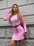 Abito in maglia rosa - R.a. Boutique 