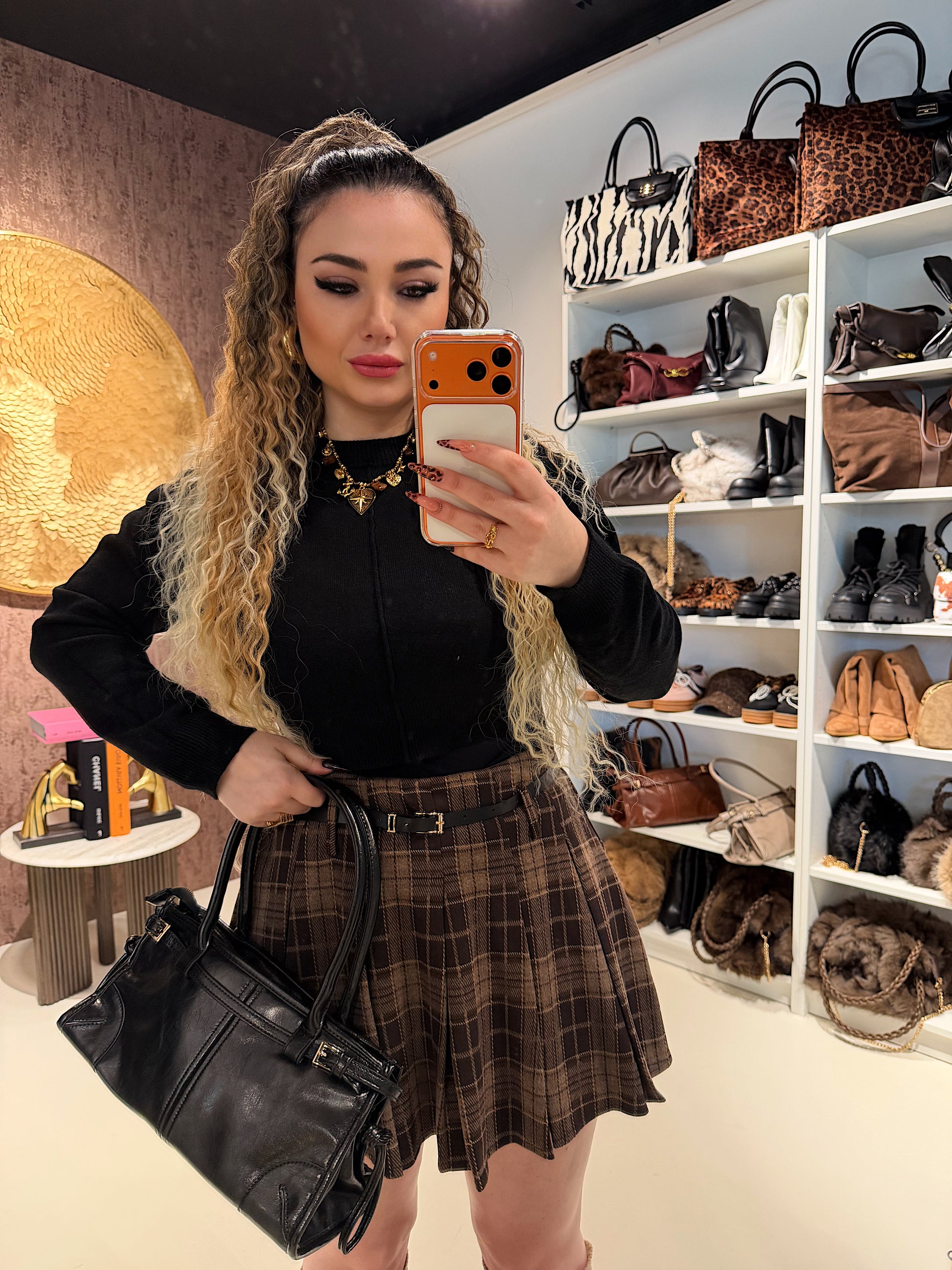 Gonna Scozzese Winter Belt - R.a. Boutique